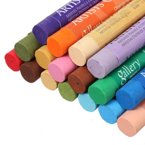 Artist Oil Pastels Set 12, 25, 48 Assorted Colors Pencil Crayons Drawing 48 Color