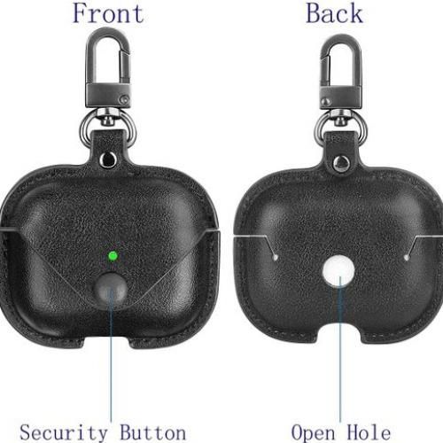Earbuds Case Cover Compatible For Genuine Leather Case -Black