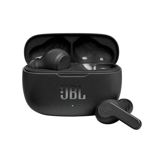 Jbl Wave 200 TWS In-Ear Bluetooth Truly Wireless Earbuds with Mic, 20 Hours Playtime, Deep Bass Sound, Dual Connect Technology, Quick Charge,Comfort Fit Ergonomic Design, Voice Assistant Support for Mobiles -Black