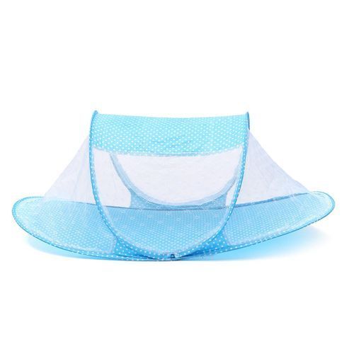 0-3 Years Baby E Bed Tent Crib Mattress Portable Foldable - Blue