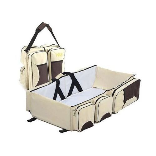 Strong Baby Bed And Bag - Grey