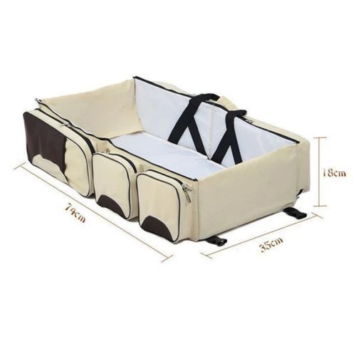 Strong Baby Bed And Bag - Grey