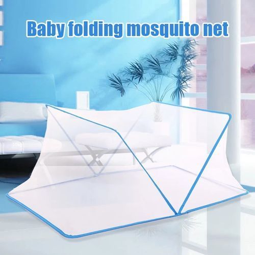Foldable Baby Kids Infant Bed Mosquito Net Tent Anti-Mosquito - Blue