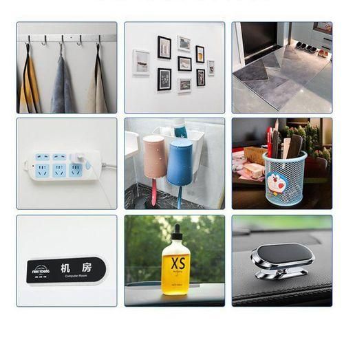 6x6cm 50pcs Precut Double Sided Adhesive Pads Nano Clear Tape Mounting Tape