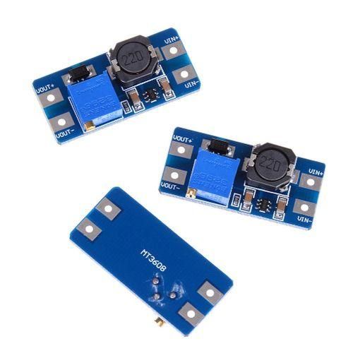 3Pcs Input 2V-24V Dc-Dc 5V/9V/12V/28V Boost Converter Adjustable Step Up Power Supply Pcc Board Moud