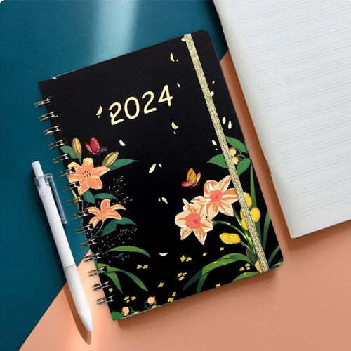 2024 Weekly Planner Portable A5 Appointment Book  Rain