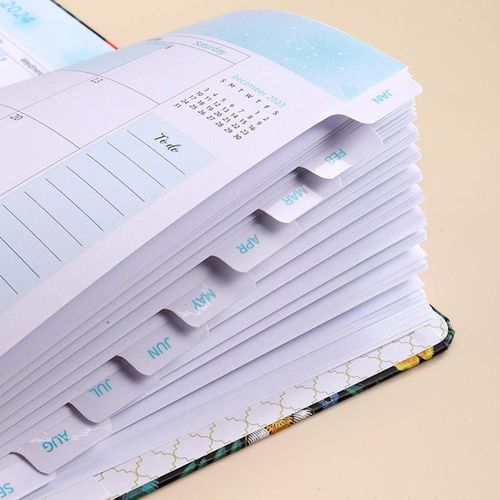 2024 Weekly Planner Portable A5 Appointment Book  Rain