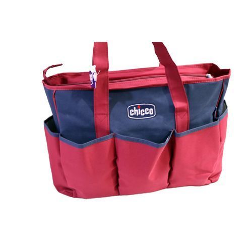 Chicco 5pc Baby Multi-Functional Carry Cot - Maroon/Navy Blue