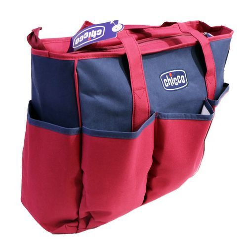 Chicco 5pc Baby Multi-Functional Carry Cot - Maroon/Navy Blue