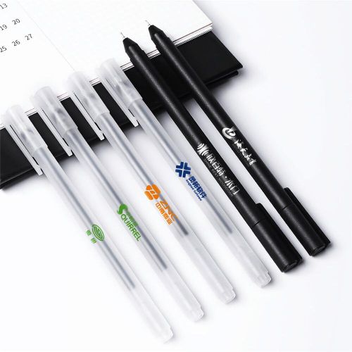 10 pieces/box gel pens 0.5mm frosted quick drying business writing signature pen10 pieces/box gel pens 0.5mm frosted quick drying business writing signature pen - White