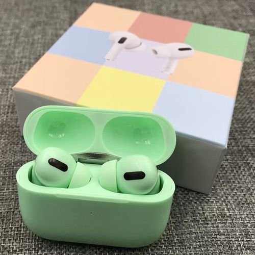 Original Airpods Pro Checked Earpods With Heavy Sound Bass - Green