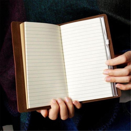 1pcs To My Man Engraved Leather Journal Notebook Diary Custom Message Quotes Gift Anniversary Birthday Graduation