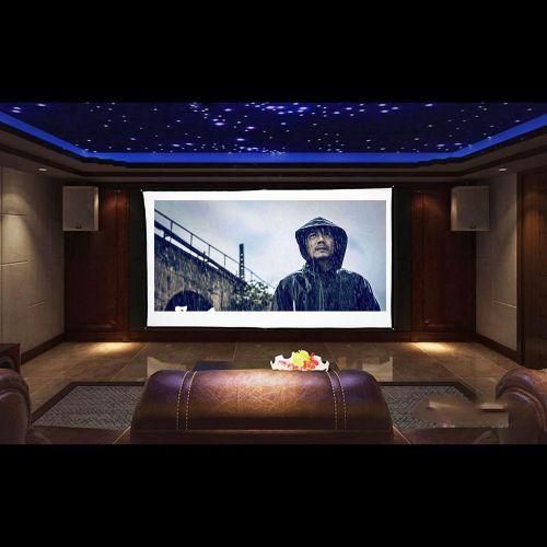 H70 70'' Portable Projector Screen HD 16:9 White Dacron 70