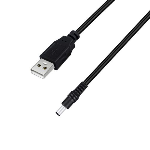 Usb To Dc 5.5 * 2.1mm 5v Power Cable Male To Male Usb Connector Charger Cable 80cm For Small Fan Router Speake