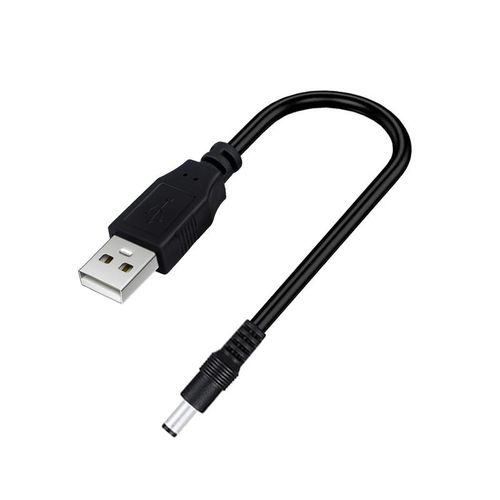 Usb To Dc 5.5 * 2.1mm 5v Power Cable Male To Male Usb Connector Charger Cable 80cm For Small Fan Router Speake