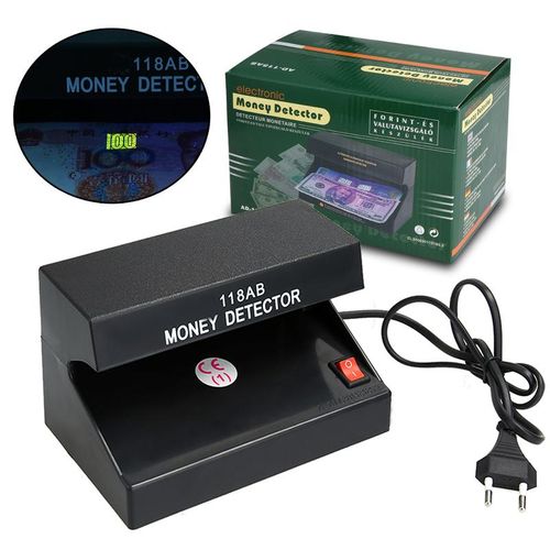 110-220V UV Counterfeit Money Detector Checker with ON/OFF Switch EU