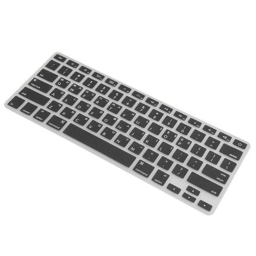 US / Korean Silicone Keyboard Skin Cover For  Macbook Pro Black