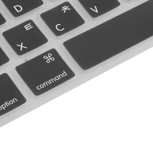 US / Korean Silicone Keyboard Skin Cover For  Macbook Pro Black