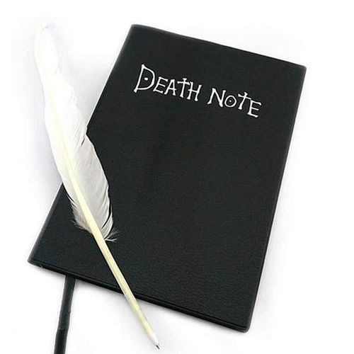 Fashion School Large Writing Journal Anime Theme Death Note Cosplay Notebook+Quill pen