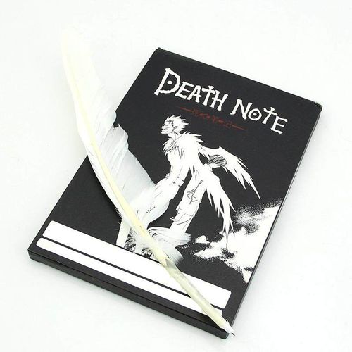 Fashion School Large Writing Journal Anime Theme Death Note Cosplay Notebook+Quill pen