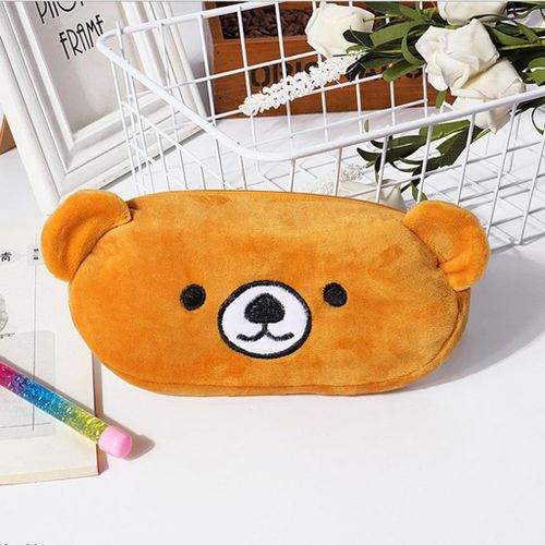 Pencil Bag Cartoon Animal  Makeup Storage Stationery Bear