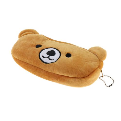 Pencil Bag Cartoon Animal  Makeup Storage Stationery Bear