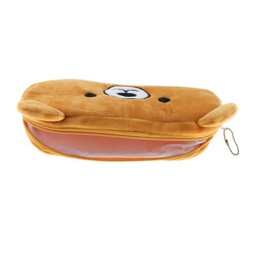 Pencil Bag Cartoon Animal  Makeup Storage Stationery Bear