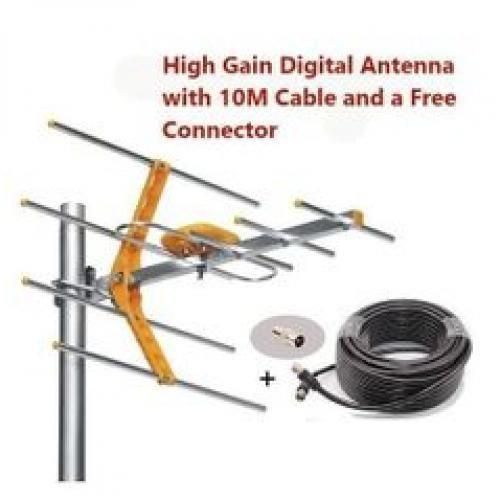 Digital TV Ariel/Free Cable, Free Connector,