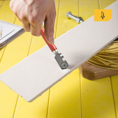 6 Wheels Tipped Glass Tile Ferule Tip Cutter Hand