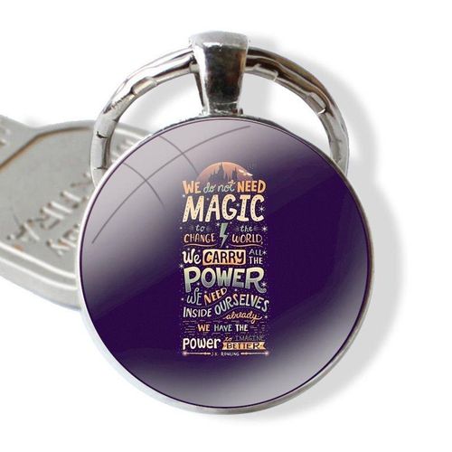 The Greatest Showman Pendant Car Key Chains Handmade Glass Cabochon Keychain