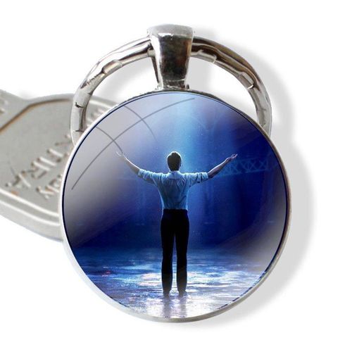 The Greatest Showman Pendant Car Key Chains Handmade Glass Cabochon Keychain