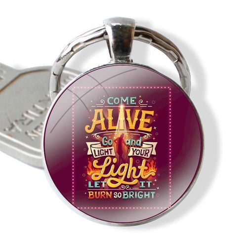 The Greatest Showman Pendant Car Key Chains Handmade Glass Cabochon Keychain