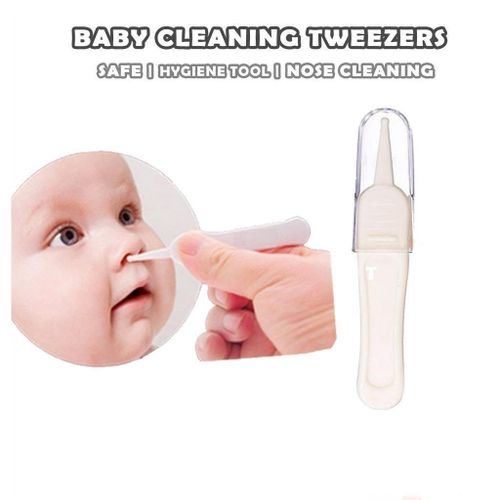 Baby Safe Cleaning Tweezers Baby Care Tool Infant Safety Ear Forceps Digging Nose Clip Penggorek hidung