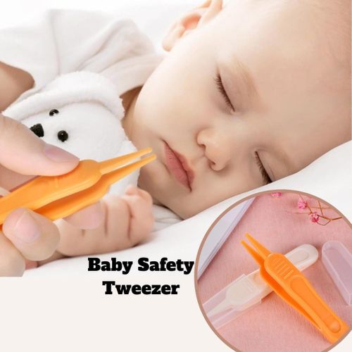 Baby Safe Cleaning Tweezers Baby Care Tool Infant Safety Ear Forceps Digging Nose Clip Penggorek hidung