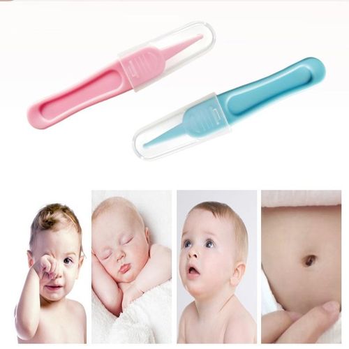 Baby Safe Cleaning Tweezers Baby Care Tool Infant Safety Ear Forceps Digging Nose Clip Penggorek hidung