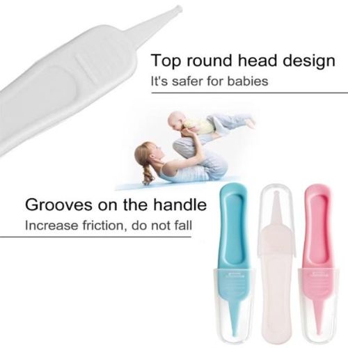 Baby Safe Cleaning Tweezers Baby Care Tool Infant Safety Ear Forceps Digging Nose Clip Penggorek hidung