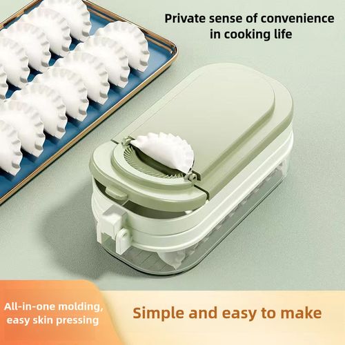 Kitchen Household 3-in-1 Mold Dumpling Tool (Press Dumpling Wrapper   Dumpling   Storage Box)