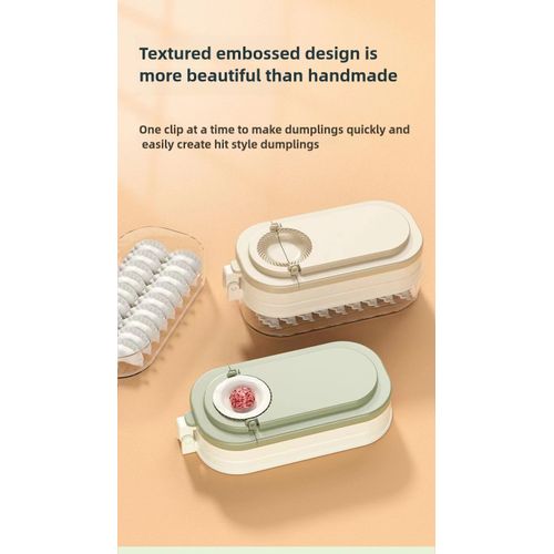 Kitchen Household 3-in-1 Mold Dumpling Tool (Press Dumpling Wrapper   Dumpling   Storage Box)