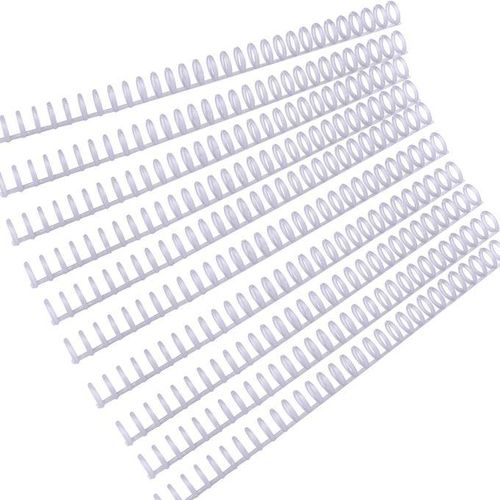 Kw Trio KW-trio 10pcs Plastic 30-Hole Loose Leaf Binders Ring