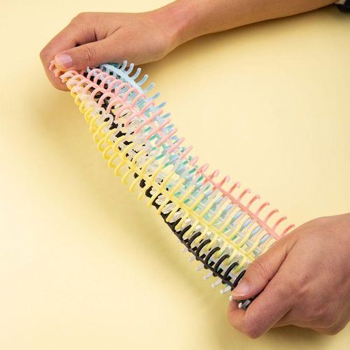 Kw Trio KW-trio 10pcs Plastic 30-Hole Loose Leaf Binders Ring