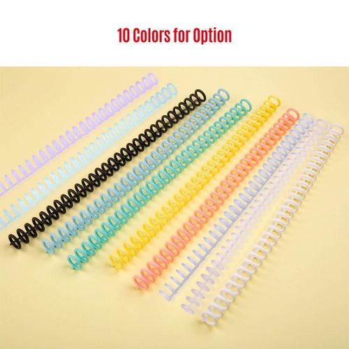 Kw Trio KW-trio 10pcs Plastic 30-Hole Loose Leaf Binders Ring