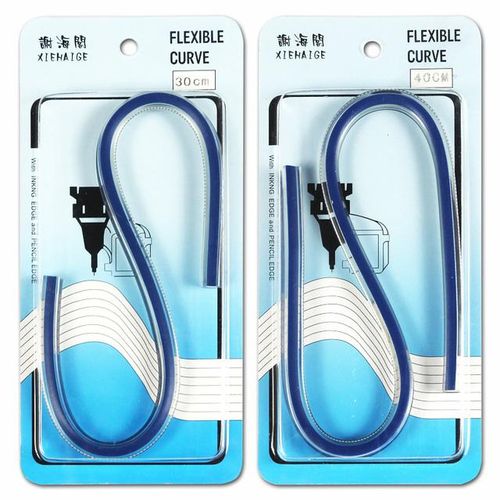 Flexible Curve Ruler Drafting Drawing Tool Serpentine Plastic School supplies 30cm 40cm 50cm 60cm