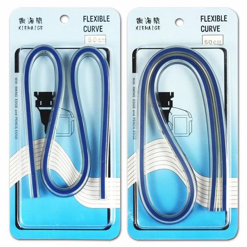 Flexible Curve Ruler Drafting Drawing Tool Serpentine Plastic School supplies 30cm 40cm 50cm 60cm