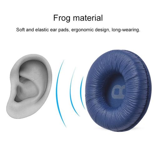 2 PCS For JBL Tune 600BTNC / T500BT / T450BT Earphone Cushion Cover Earmuffs Replacement Earpads with Mesh(Black)