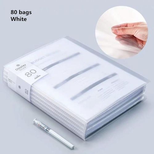 30 60 80 Pages A4 File Folder Music Examination Paper Organizer Storage Bag Desk Document Bags Sheet Protectors Case