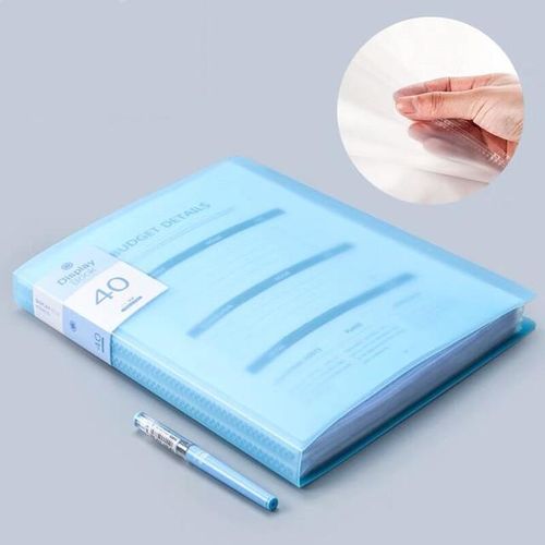 30 60 80 Pages A4 File Folder Music Examination Paper Organizer Storage Bag Desk Document Bags Sheet Protectors Case