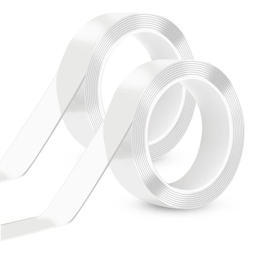 20/30/50mm Double Sided Transparent Tape Heavy Duty Multipurpose Removable Adhesive Grip Reusable Strong Sticky Wall Tape Strips