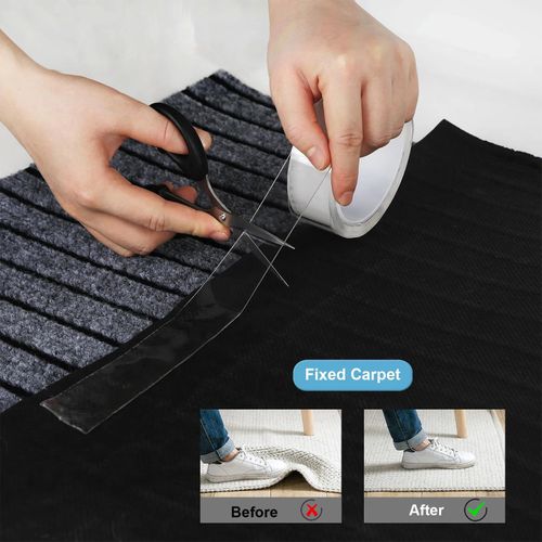 20/30/50mm Double Sided Transparent Tape Heavy Duty Multipurpose Removable Adhesive Grip Reusable Strong Sticky Wall Tape Strips