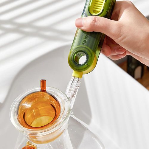U-shaped Cup Rim Cleaning Brush Multifunctional Mini Grooves Gap Cleaner Brush Kitchen Accessories Bottle Gap Cleaner NO5289