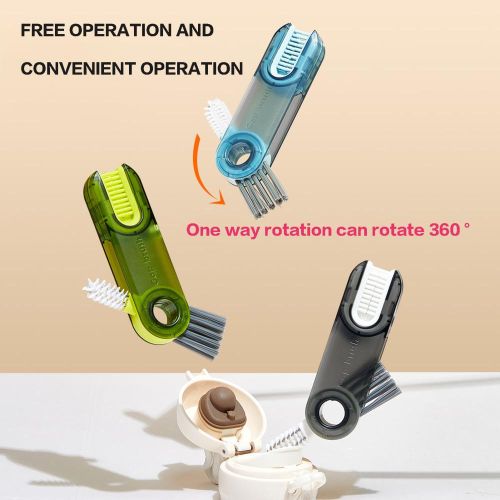 U-shaped Cup Rim Cleaning Brush Multifunctional Mini Grooves Gap Cleaner Brush Kitchen Accessories Bottle Gap Cleaner NO5289